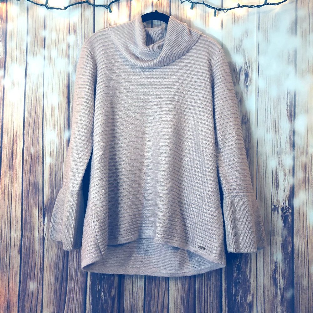 ✨🌸CALVIN KLEIN Blush Cowl Turtleneck Sweater🌸✨